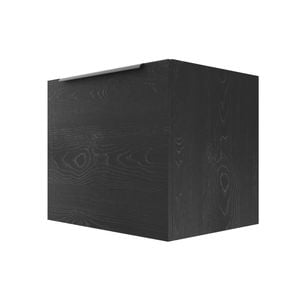 Stein 600 x 450 x 500mm Black Select Wall Hung Black Integrated Handle Vanity - Cabinet Only 