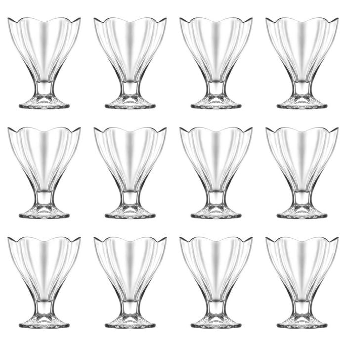 LAV Lily Glass Ice Cream Bowls - 250ml - Pack of 12