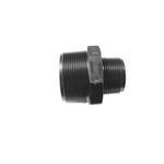 Marley Philmac 2 x 1 - 1⁄2" Black Threaded Reducing Nipple