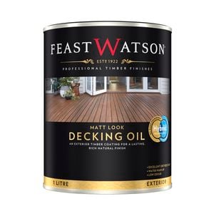 Feast Watson 1L Natural Matt Look Decking Oil - 1L