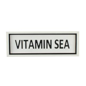 Maine & Crawford Hume Wood 45x17cm Vitamin Sea Sign