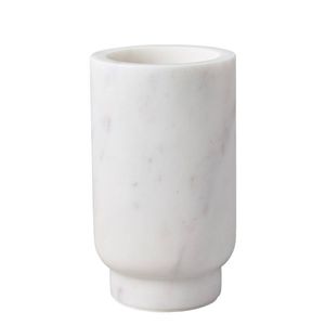 Aries Marble Vase - Medium White