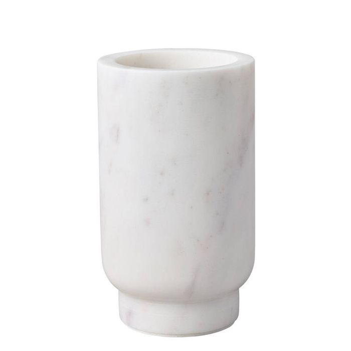 Aries Marble Vase - Medium White