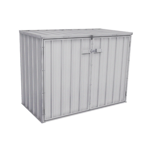 Absco Sheds 1.52 x 0.78 x 1.15m Zincalume Wheelie Bin Cover - Zincalume