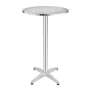 Bolero Poseur Table Stainless Steel 600mm - Cafe Tables (U502)