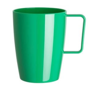 Olympia Kristallon Handled Cups Polypropylene Yellow Green 284ml 12 Pack Drinkware Reusable Cups