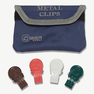 Metal Croquet Clips - 4 Players (secondary Colours)