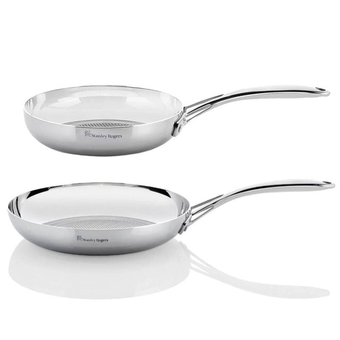 Stanley Rogers Try-ply Helix 20 & 28cm Frypan 2 Piece Set