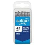  Sutton Tools 4.00mm Viper Metric Drill Bit - 10 Pack