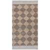 Handwoven Wool & Jute Rug-Tropica 6336-Ivory/Natural-80x150cm