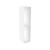 Lugna 2048 x 450 x 580mm White Double Hang Robe Insert