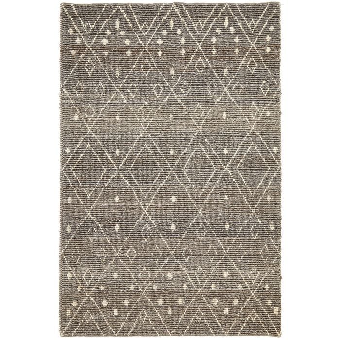 The Rug Connection Africa 27 Silver 280x190cm - Large Coastal Handmade Jute Indoor Floor Rug
