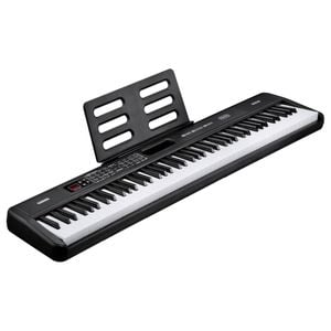 Mazam 88 Keys Electronic Piano Keyboard Portable Lighted Electronic Instrument Kids Toy Gift