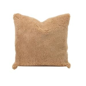 Naturally Sheepskins 50x50cm Caramel Shearling Sheepskin Cushion (with Insert)