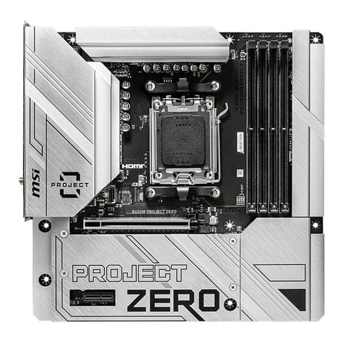 Msi B650m Project Zero Am5 Micro-atx Motherboard
