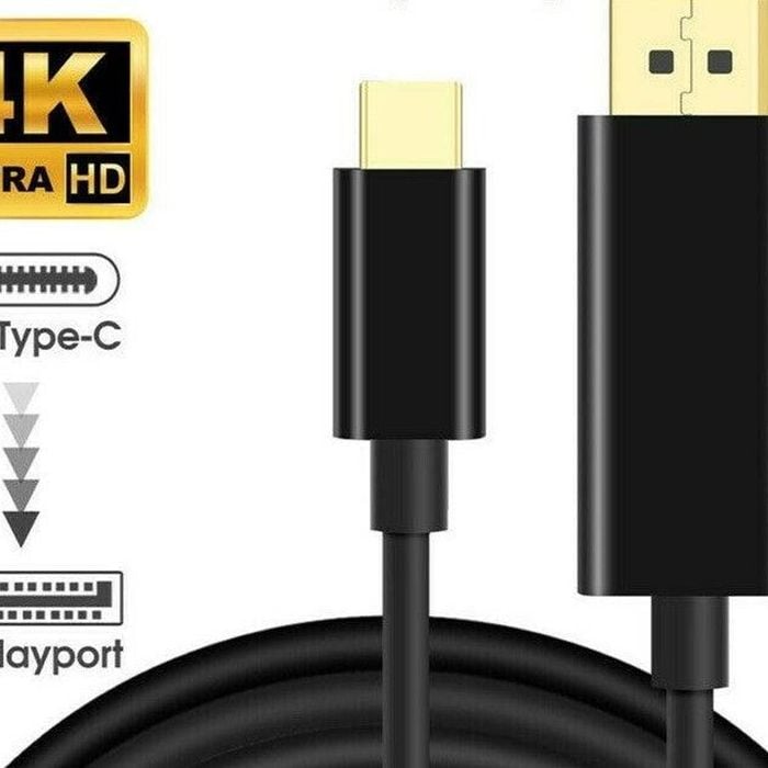 Usb C To Dp Cable Usb3.1 Type C To Displayport Dp 4k Uhd For Macbook