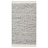 Handwoven Boondi Wool Rug-Ivory/Black-60x90cm