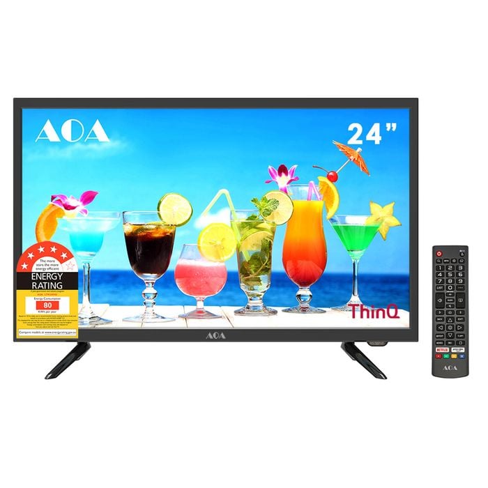 AOA 24inch 12V WebOS Smart FHD TV DVB-T2 BT WIFI 2.4G/5G Home & Caravan TV