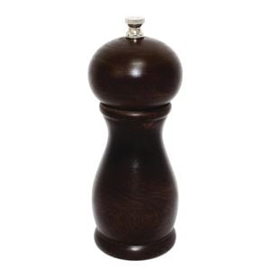 Olympia Salt & Pepper Mill Dark Wood Manual Grinder 150mm
