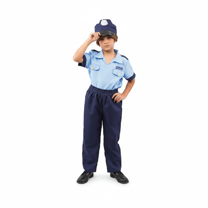 More Than Party Boys Policeman Costume Large 128x56cm Outfit Set