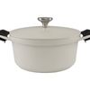 Maxwell Williams Cast Lite Non Stick Casserole 24cm 4.2L Ecru Gift Boxed