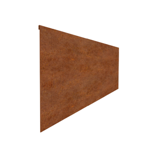 TerraForm Edging 390mmH x 2440mmW  2.5mm Gauge Corten Steel Garden Edge