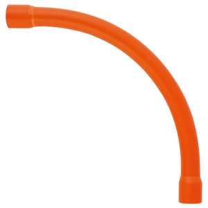 DETA 20mm PVC Conduit 90 Degree Sweep Bend Orange - Single Pack