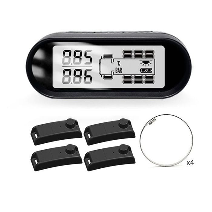 Promata Mata T2 Solar Tyre Pressure Monitor For Trucks - 4 Internal Sensors