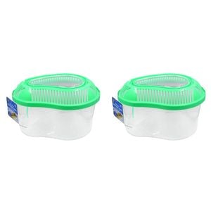 2PK Dudley's World Of Pets Reptile/Critter Tank Mediumium Assorted