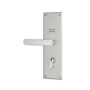 Gainsborough Stainless Steel Eclipse Allure Double Cylinder Trilock Dummy Leverset