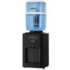 22L Devanti Water Cooler Dispenser Bench Top 3 Taps Chiller Filter Purifier Three Taps Black