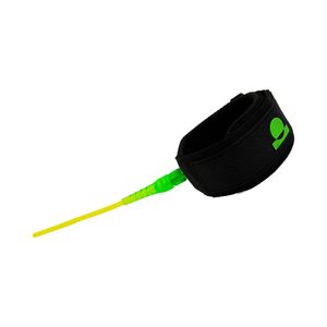 Summer vibes 5ft Surfboard Leash Leg Rope - Green Fluro