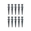 Everhang 30kg Black Heavy-Duty Picture Hanging Plasterboard Screw - 10 Pack