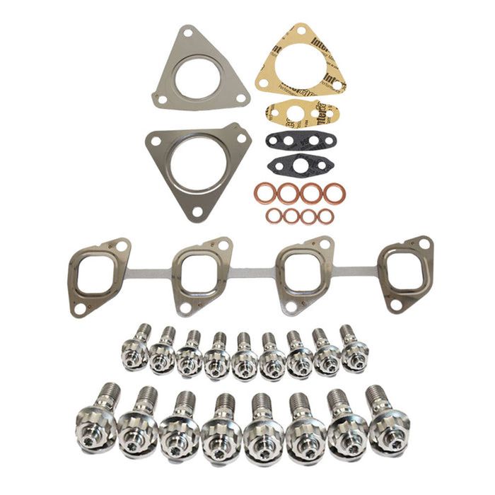Permaseal Turbo & Exhaust Manifold Installation Titanium Stud & Gasket Kit For Nissan Navara D22 ZD30 3.0L