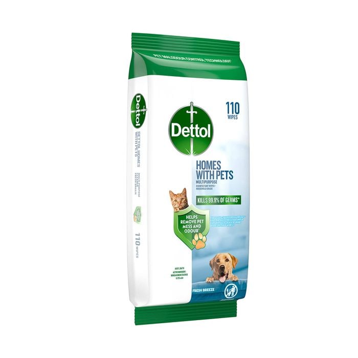 Dettol Home With Pets Multi-Purpose Wipes - 110 Pack