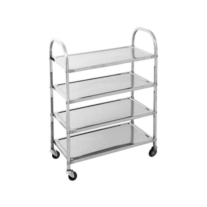 SOGA 4 Tier 950x500x1220 Stainless Steel Kitchen Cart