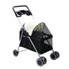 Pawz Detachable Pet Stroller 69x45x92CM Black