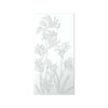 Walpix 1800 x 900 x 3mm Perforated Aluminium Decorative Screen Flat Profile Kangaroo Paw - White Satin