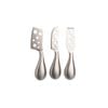 3pc Euroline Stainless Steel Cheese Knife Set - Silver