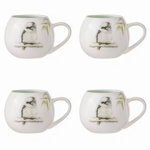 4PK Ashdene Bush Buddies Drink Cup Mini Hug 200ml Mug - Kookaburra