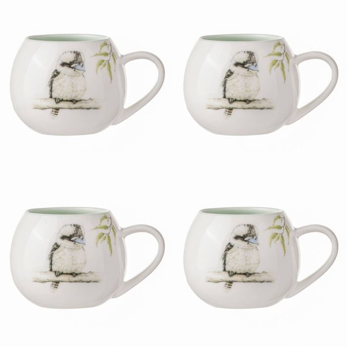 4PK Ashdene Bush Buddies Drink Cup Mini Hug 200ml Mug - Kookaburra