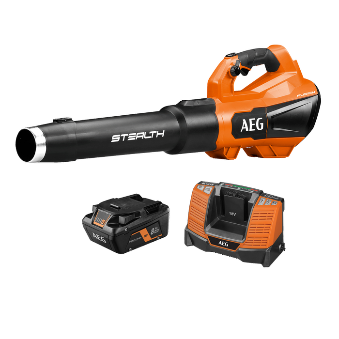 AEG 18V Fusion Stealth 560CFM Jet Blower 8.0Ah Kit 