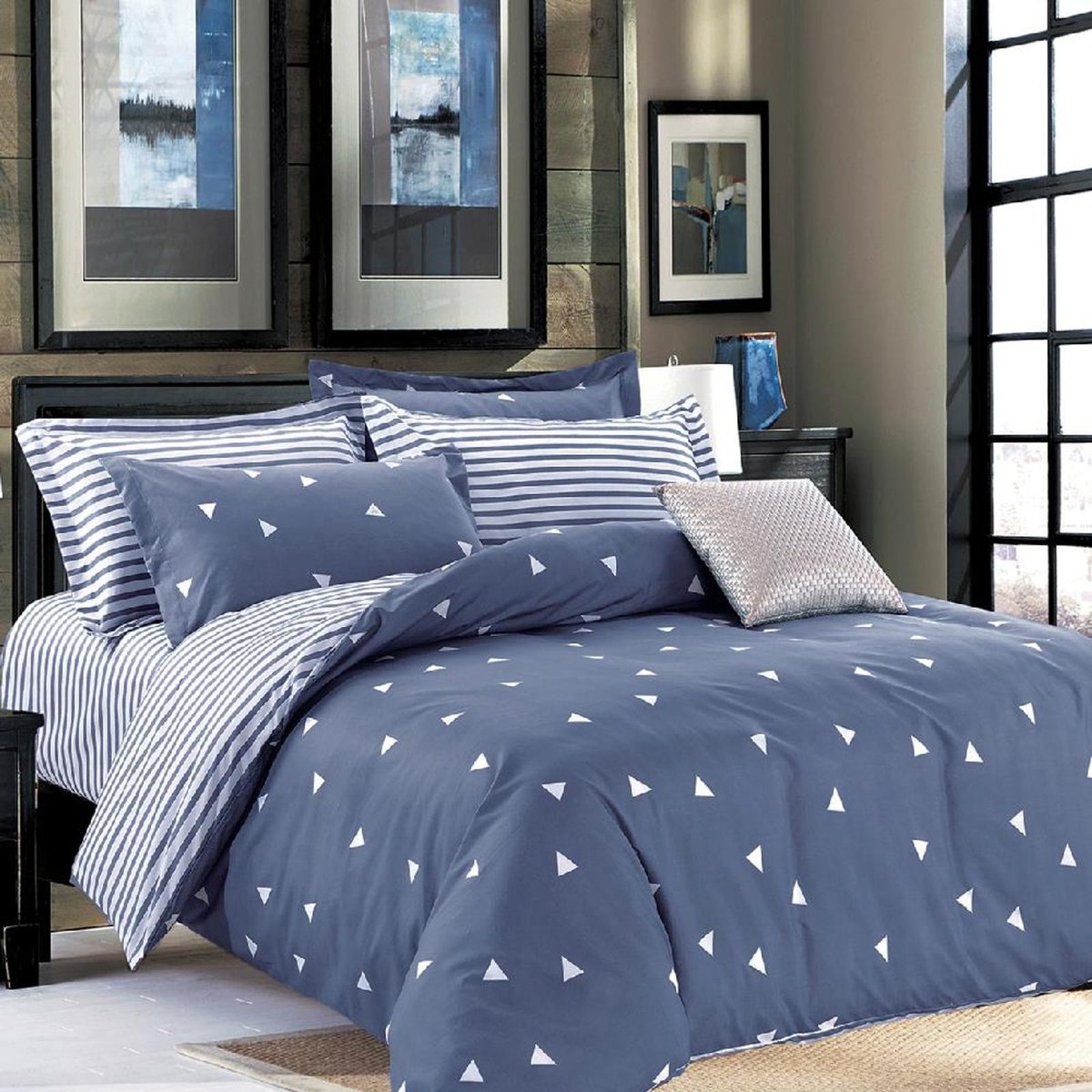 Dreamfields - Triray Quilt Cover Set - (3pcs, Double Size) main image 1