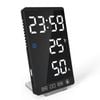 Catzon Digital Alarm Clock Mirror Touch With Temperature Humidity Usb Port
