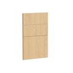 Kaboodle 450mm Oak Latte Modern Drawer Panels - 3 Pack