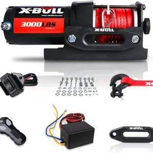Roxom 12V Wireless 3000lbs / 1361KG Electric Boat Trailer Winch