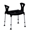King Over Toilet Aid with Armrests, Black, No Cushion - Max User Weight 150kg
