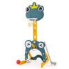 Costway Basketball Hoop 4in1 Kid Activity Center Soccer Goal Golf-Green