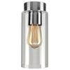 Brilliant 10cm Brushed Chrome Juno DIY Install Batten Fix Light Shade