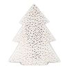 Ladelle Glitz White/Gold Tree 17cm Porcelain Seasonal/Festive Decoration